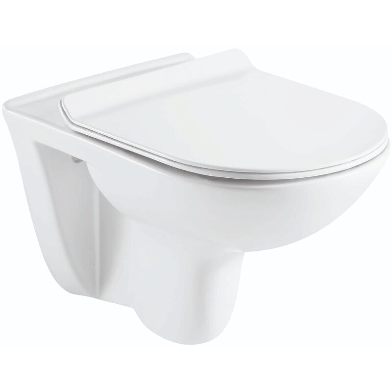 AZARIO Сиденье для унитаза AZ-2142  Slim микролифт, белое