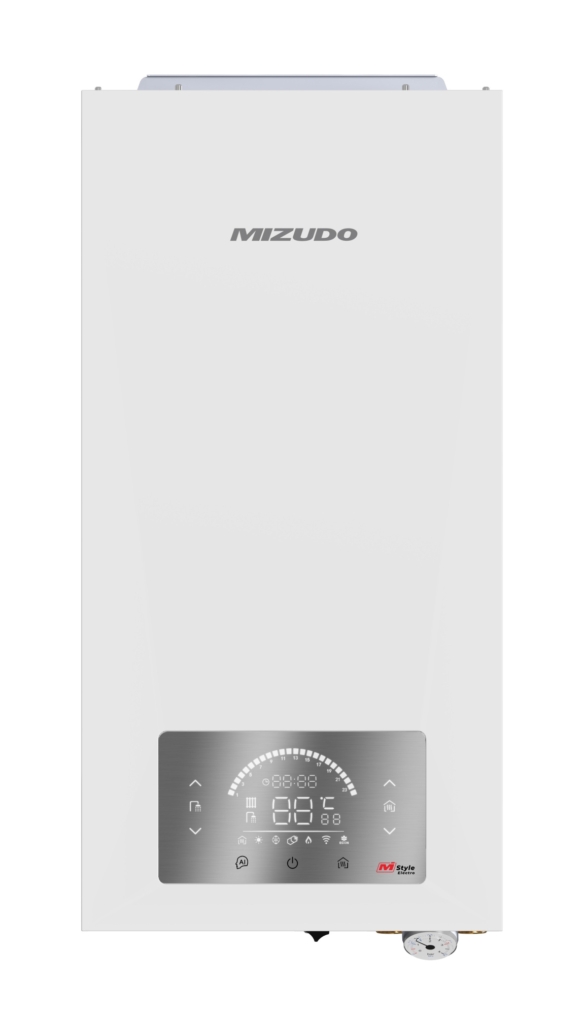 MIZUDO Котел электрический M12EH ( 12 кВт, одноконтурный) OPT WF, 220 В (встроенный трехх. клапан)