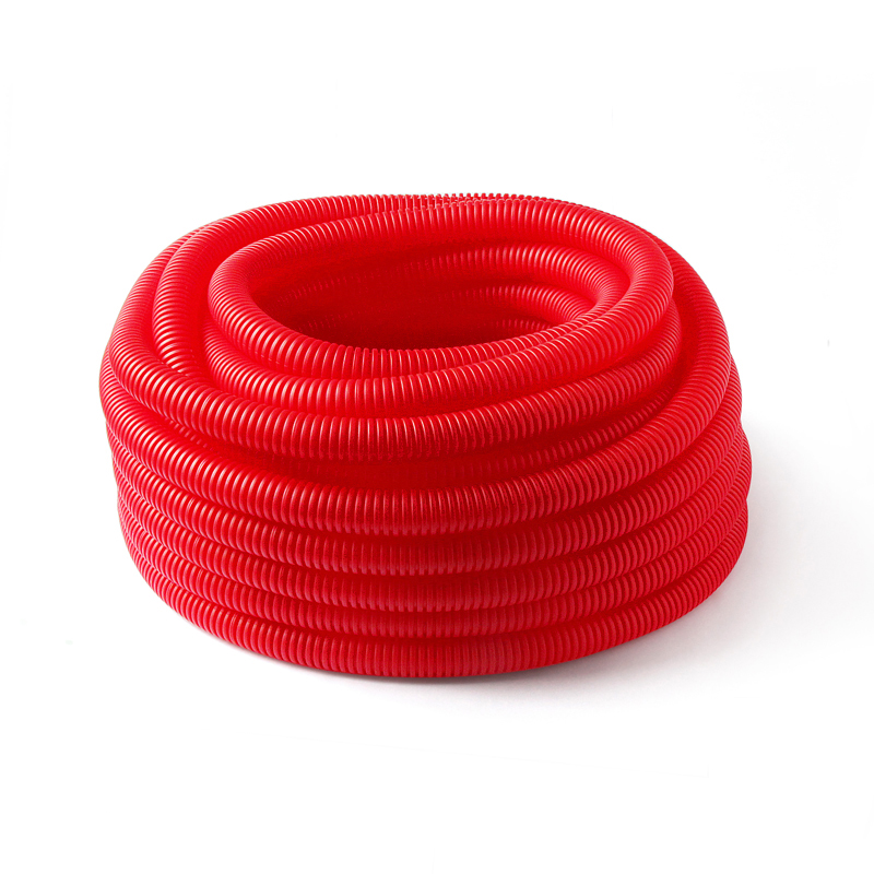 PRO AQUA FLEXI GUARD Защитная гофротруба (красная)  Для труб 32мм. Бухта 30м