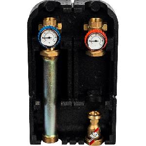 STOUT Насосная группа SDG-0001 с прямым контуром, без насоса, в теплоизоляции