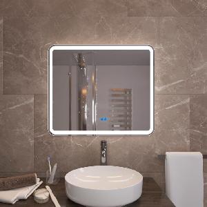 CAIMAN Milan Зеркало 600x700, c холодной подсветкой, подогревом и двойным сенс. выкл.