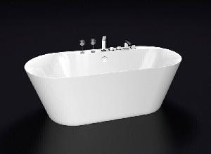 BelBagno BB14 Акриловая ванна + слив перелив BB39-OVF-CRM 1780*840*580