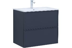 AQUANET Тумба Арт 75 цвет маренго 313265 БЕЗ Раковины