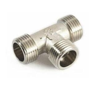 STI Тройник 3/4" НР-НР-НР никелирированный