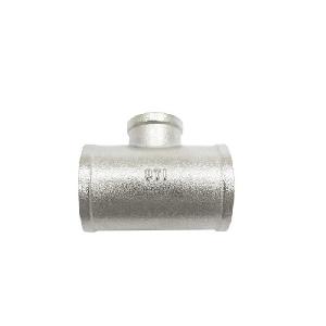STI Тройник 3/4" ВН-ВН-НР никелированный