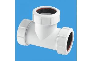 McALPINE 40Е-WH Тройник для сифона компрессионный