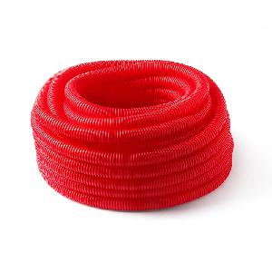 PRO AQUA Защитная гофротруба (красная)  FLEXI GUARD Для труб 16 мм, бухта 50 м