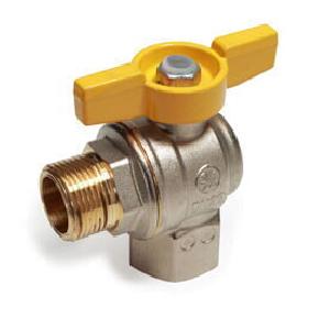 GIACOMINI Кран шар  газ. угловой, 3/4 В-Н R781GX004