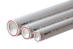 Valtec Труба PP-FIBER стекловолокно PN20: 25х3,5 белая VTp.700.FB20.25