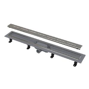 Alcaplast Водоотводящий желоб APZ18-750M Simple с порогами для перфорированной решетки