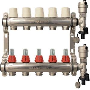 Valtec Коллекторная группа со встроенными расходомерами в сборе 1"10 Eurokonus 3/4 VTc.589.EMNX.0610 