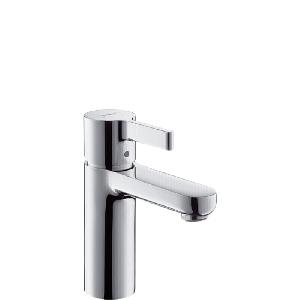 Hansgrohe 31060000 METRIS S Смеситель для раковины, донный клапан 1 1/4, подходит для проточных водонагревателей, гибкая подводка под цангу, аэратор QuickClean