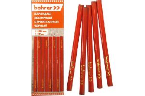 Расходные материалы Карандаш строительный Bohrer 180 мм / 7" (в уп 12 шт) поштучно