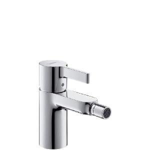 Hansgrohe 31261000 METRIS S Смеситель для биде, донный клапан 1 1/4, гибкая подводка под цангу, аэратор QuickClean