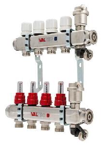 Valtec Коллекторная группа со встроенными расходомерами в сборе 1"5 Eurokonus 3/4 VTc.586.EMNX.0605  