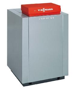 VIESSMANN Напольный газовый котел Vitogas 100-F GS1D875 (Vitotronic 100 Тип KC4В) Состоит из (59930,7534400,7456678,7441801,7555001)