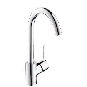Hansgrohe 14870000 TALIS S Смеситель для кухни, аэратор QuickClean, гибкая подводка под цангу, поворотный излив 360 градусов