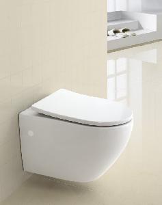 BelBagno SFERA-R Чаша унитаза подвесного BB513CH + Сиденье дюропласт, soft close, металлическое крепление BB2009SC